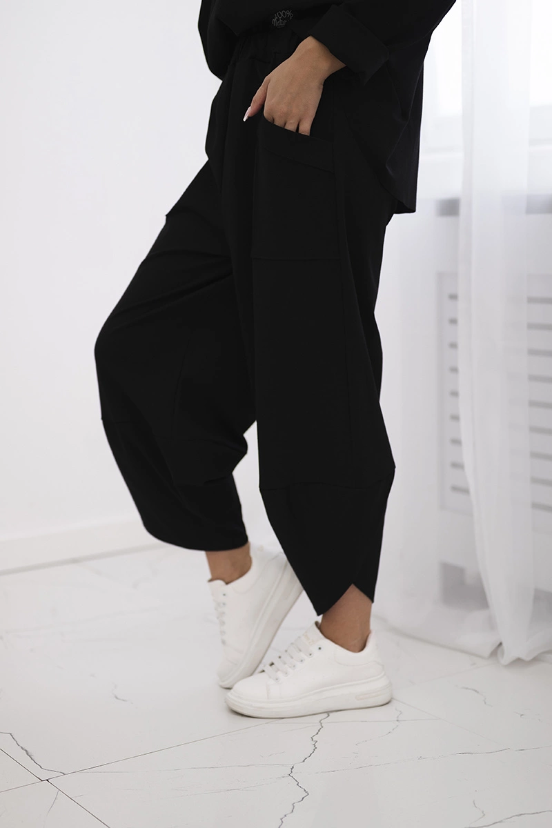 Włoski Set Punto Milano Winter sweatshirt + pants black