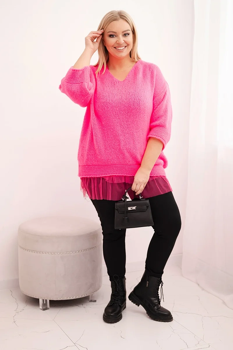 Kesi Włoski dámsky set sveter a blúzka