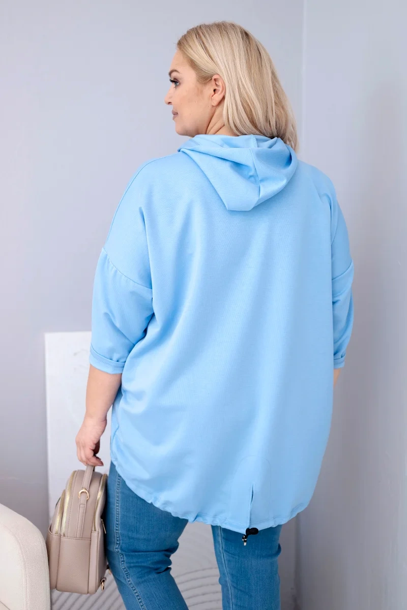 Dámska oversize mikina s kapucňou Kesi