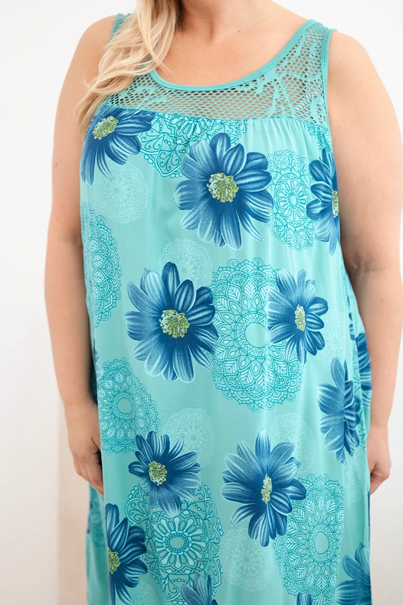 Kesi Włoski květované šaty Plus Size