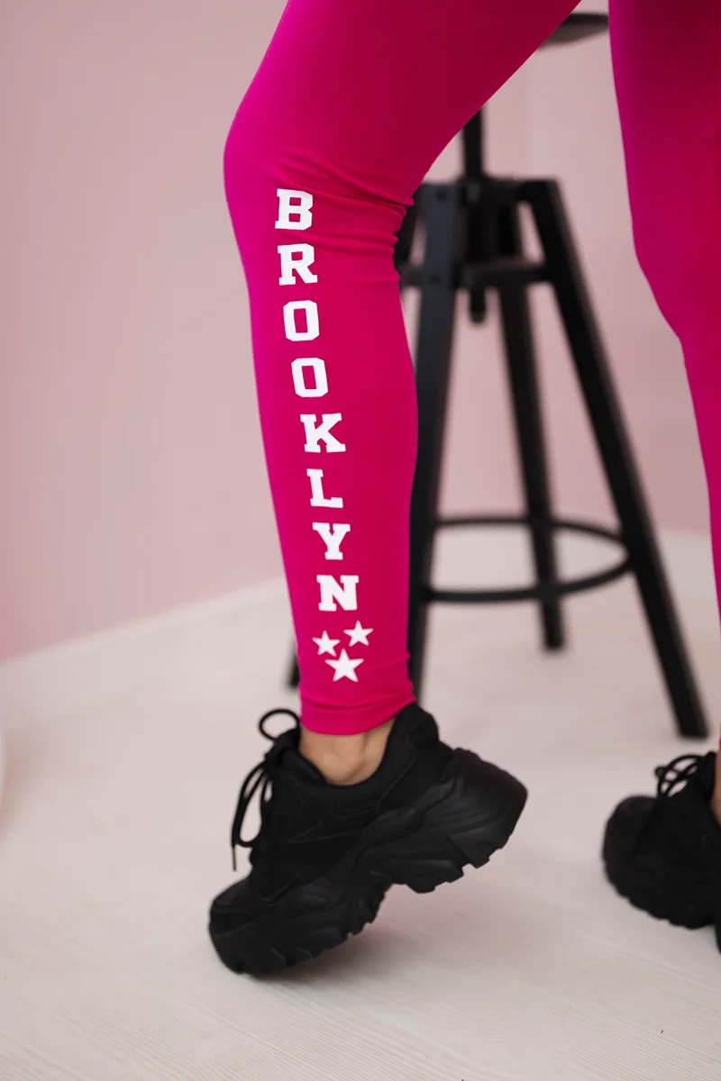 Brooklyn fuchsia leggings