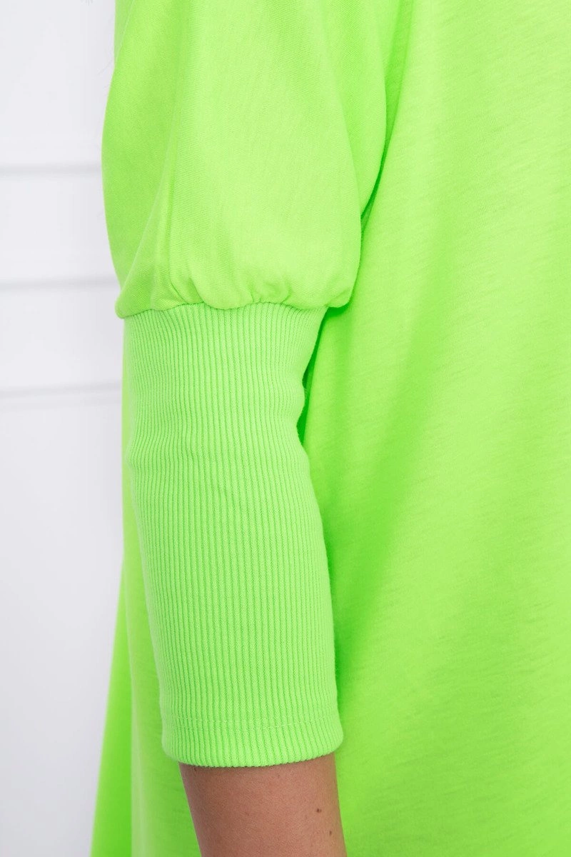 Oversize blouse green neon colors