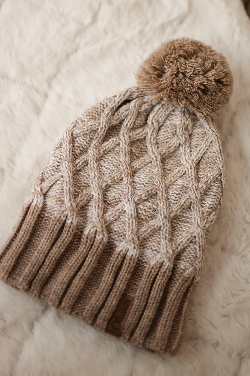 Kesi Cap with fleece Milano K203 ecru melange+light beige