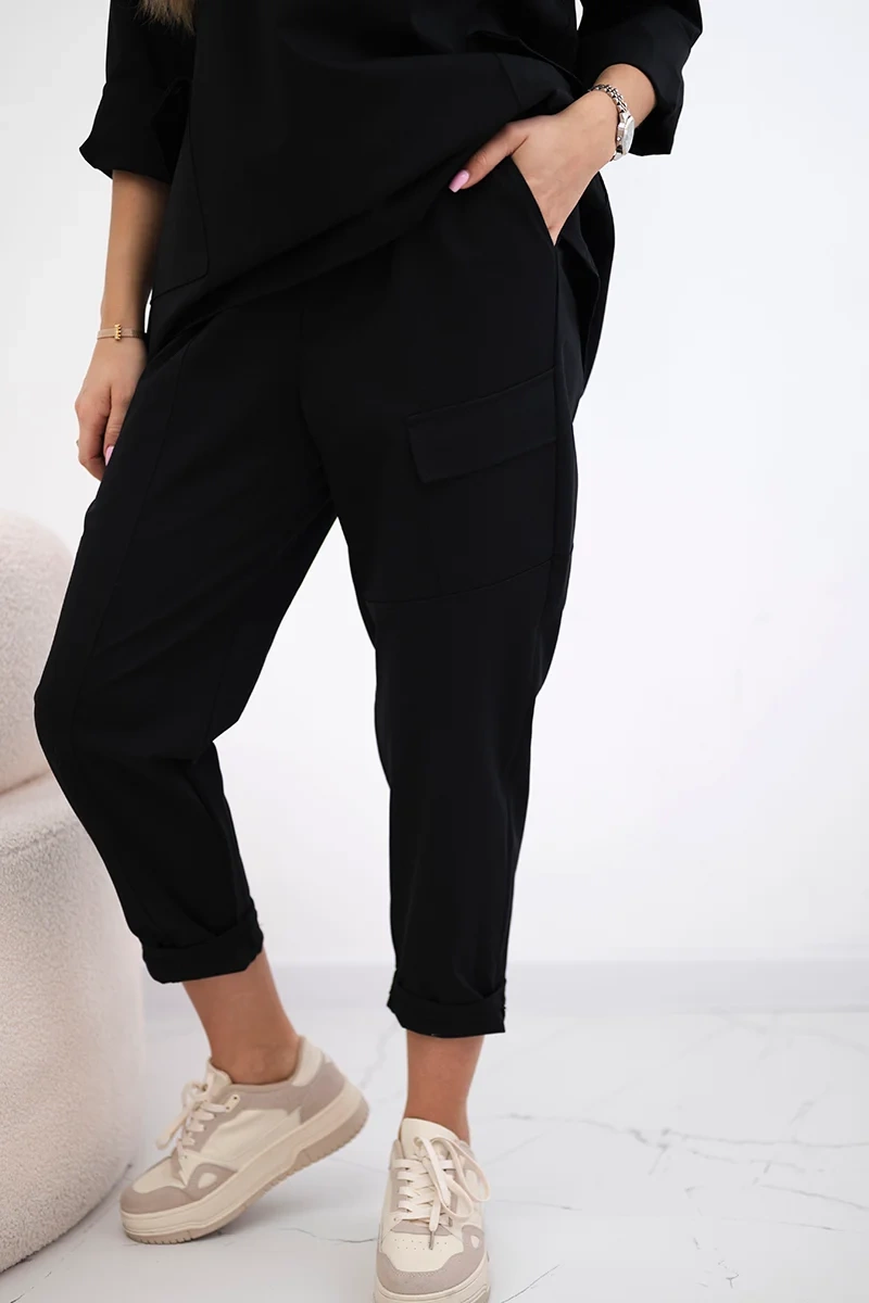 Kesi Włoski Punto set sweatshirt + pants black