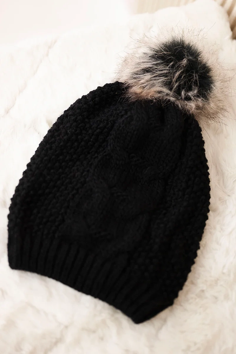 marka niezdefiniowana Cap with fleece Sandra K210 black