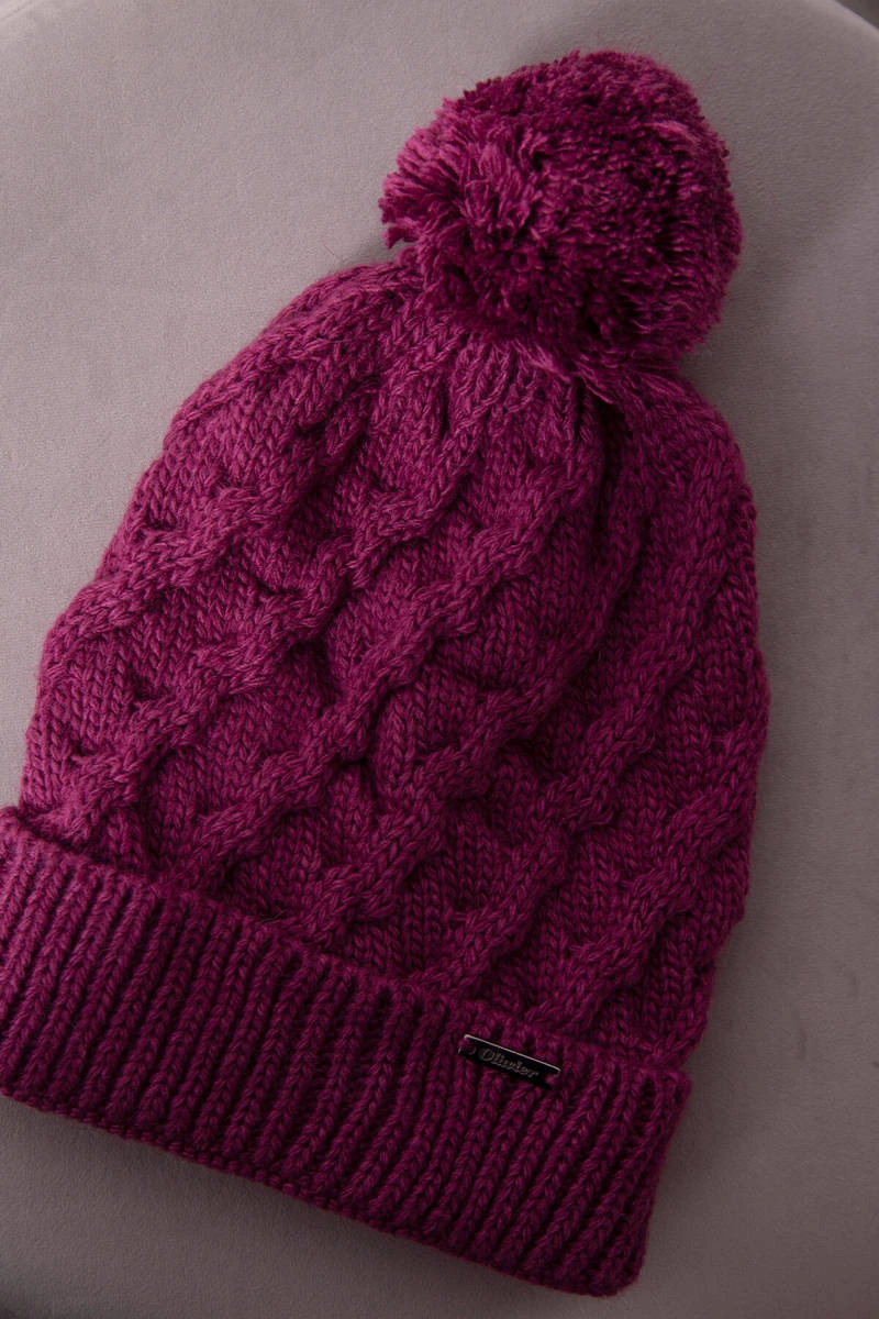 marka niezdefiniowana Cap with fleece Wanda K281 ecru