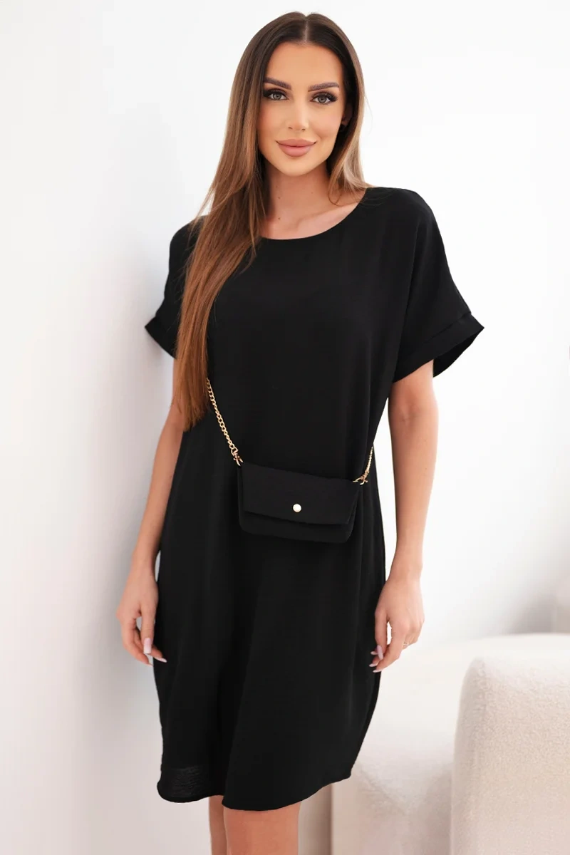 Kesi krátké šaty s kabelkou