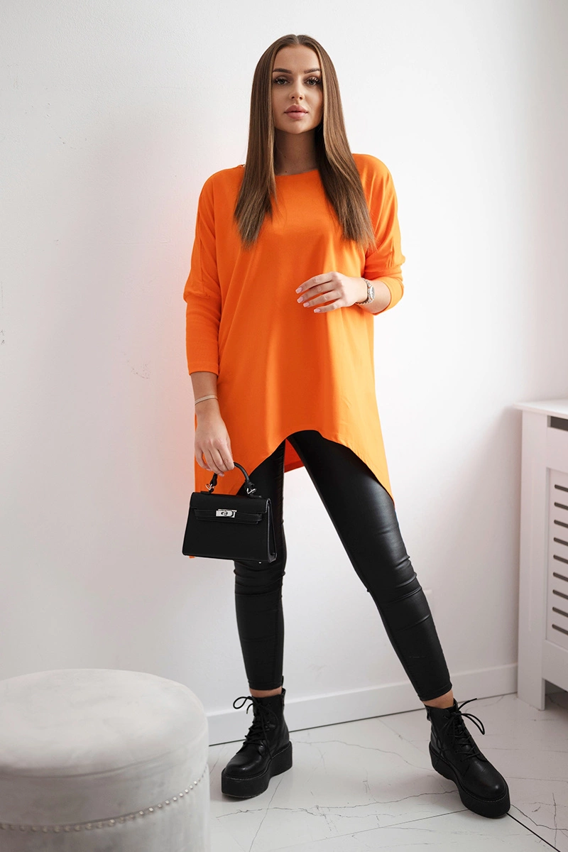 Oversize blouse orange