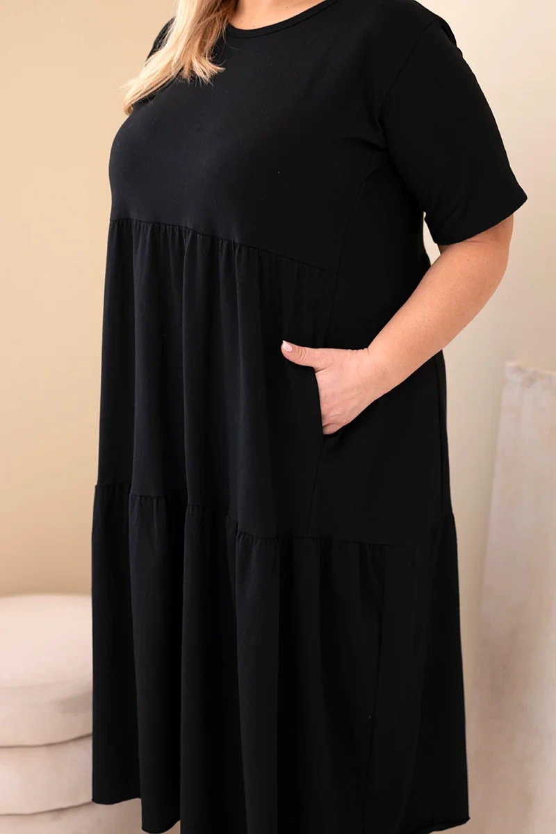 Kesi Włoski dámske bavlnené Plus Size šaty