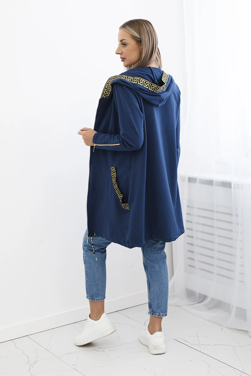 Sweatshirt with decorative tape jeans