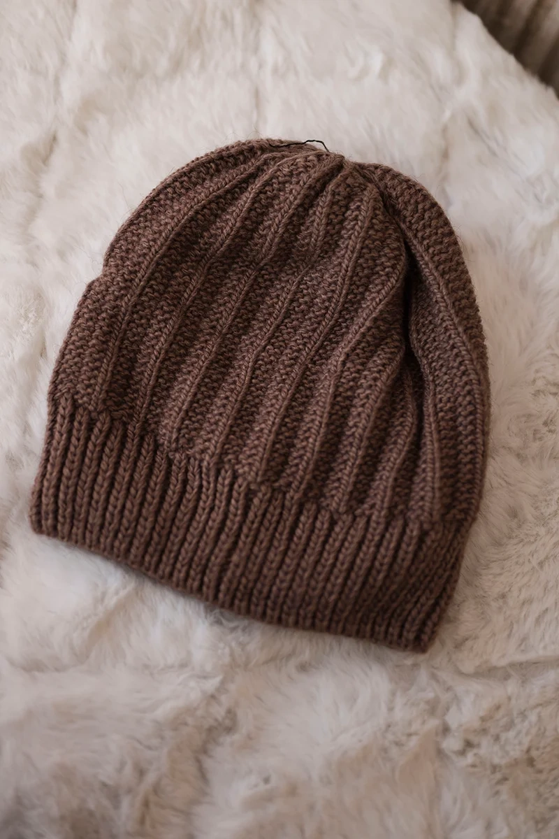 Kesi Cap with fleece Anna K238 mocca