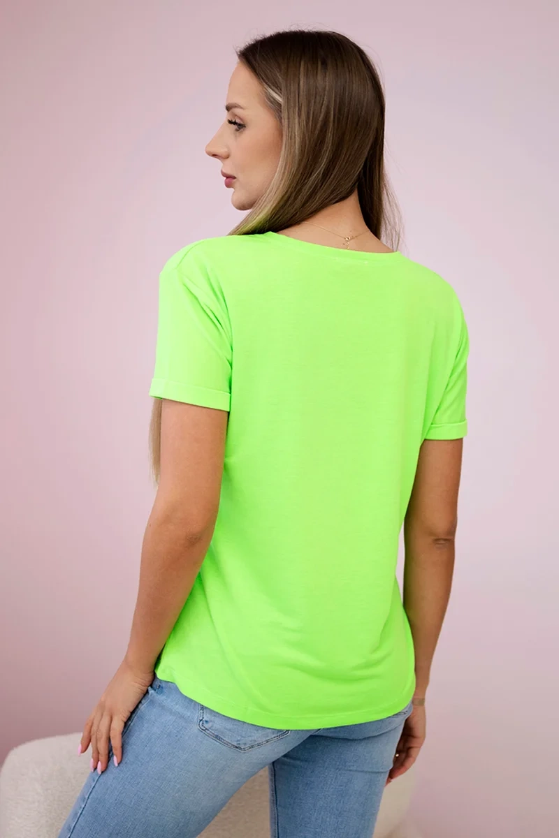 Free Flight Green Neon Blouse