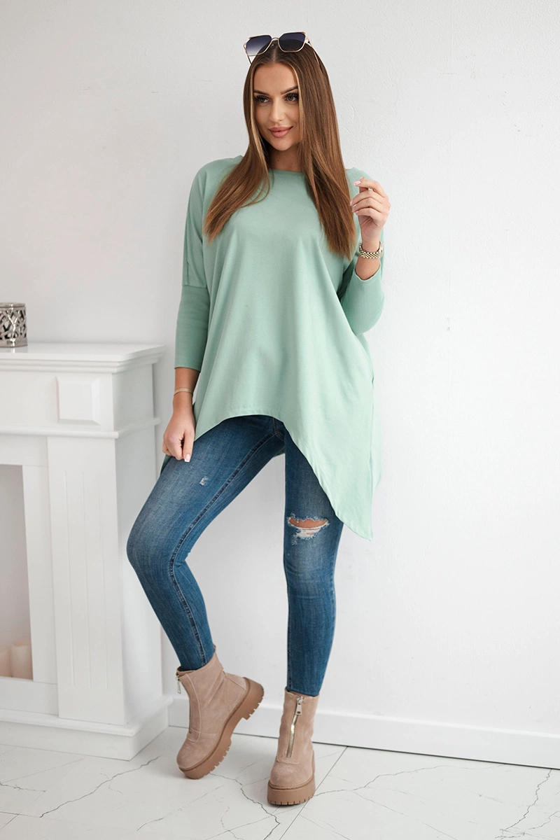 marka niezdefiniowana Blouse oversize dark powdered pink