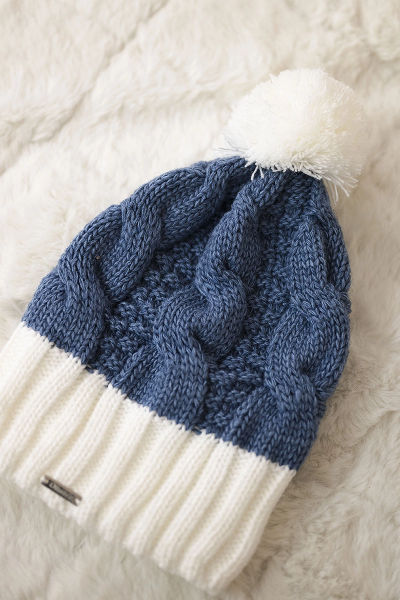 Kesi Cap with fleece Paris K212 jeans+biela