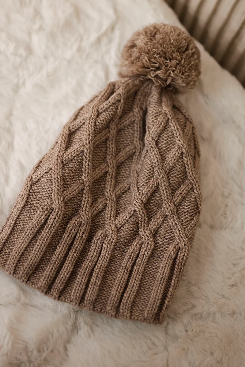 Kesi Cap with fleece Milano K203 ecru melange+light beige