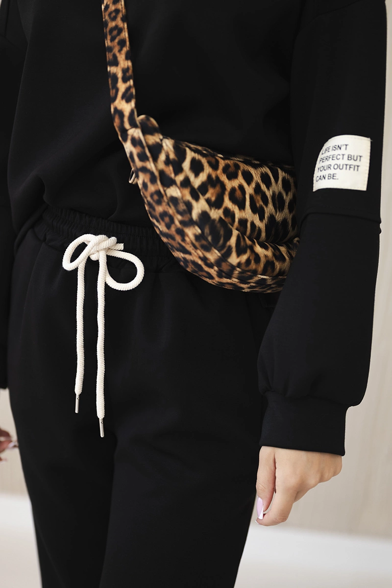 Kesi Włoski Viscose set sweatshirt + pants black