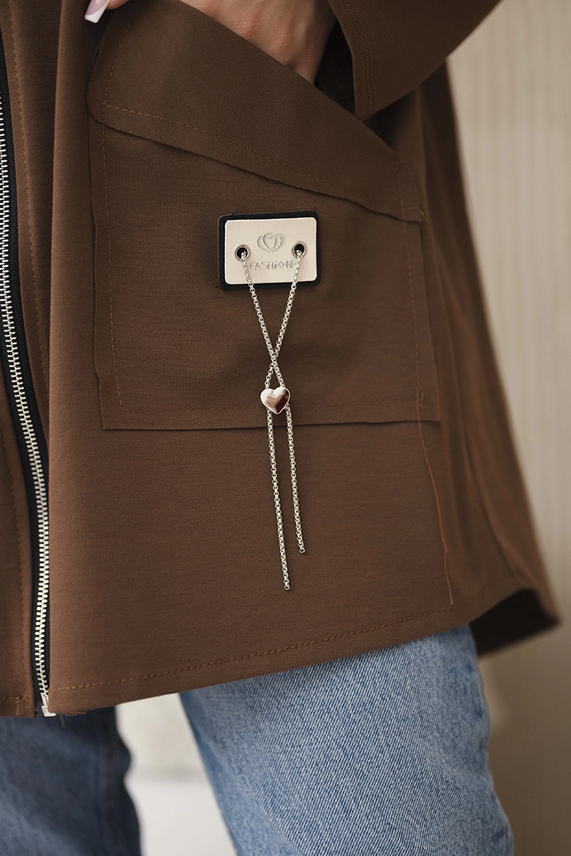 Punto Milano winter hoodie brown