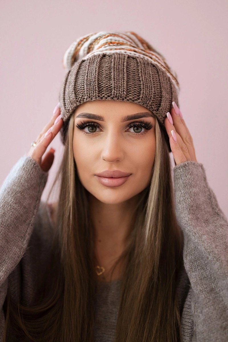 Women's cap Feba K330 mocca
