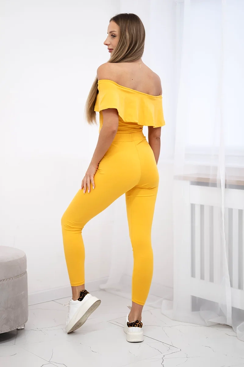 Ruffle mustard set