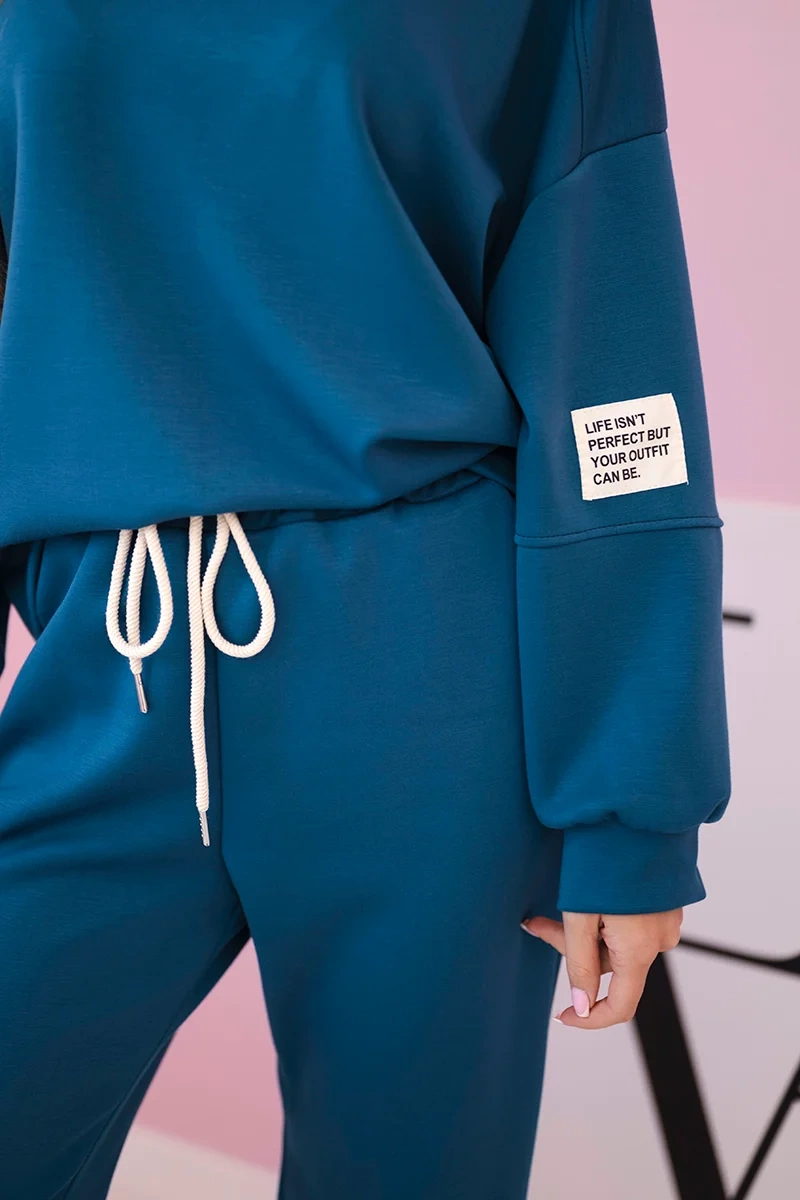Kesi Włoski Set sweatshirt + pants buttery fabric nautical