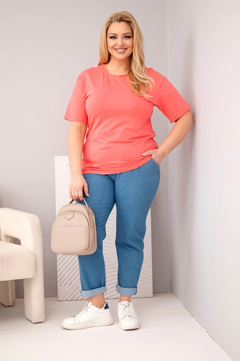 Kesi Włoski bavlnená plus-size blúzka