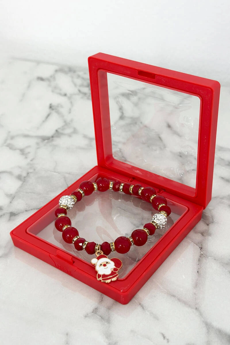Santa Claus Christmas bracelet with bag