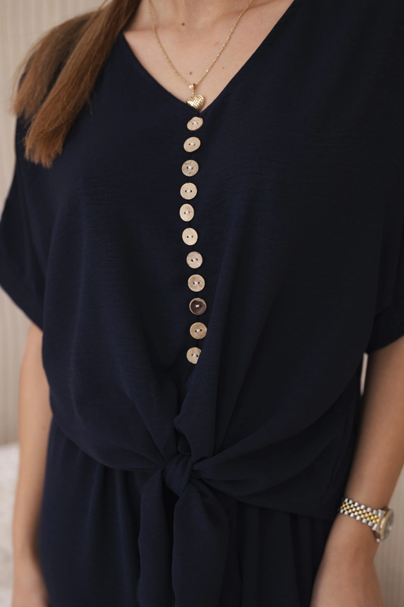 Kesi Włoski Set of blouses with pants navy blue