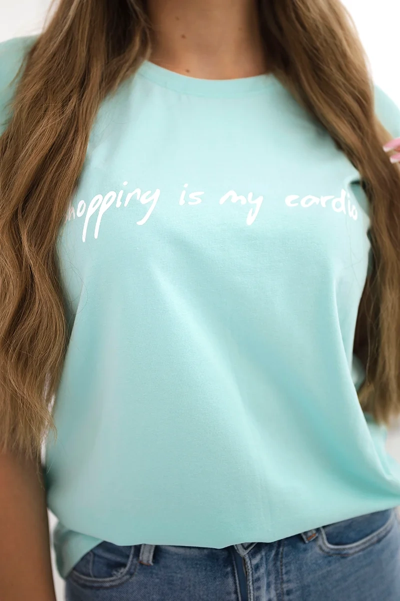 Shopping blouse is my cardio mint