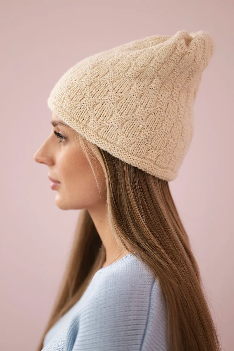 marka niezdefiniowana Cap Agata K222 light beige
