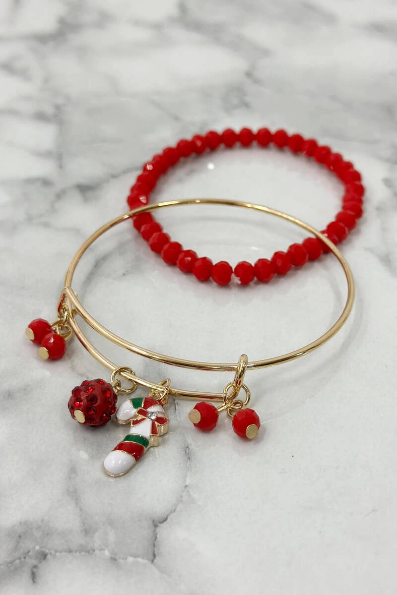 Christmas bracelet Christmas stick