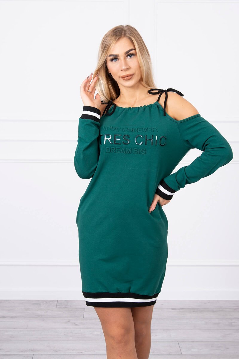 Tres Chic dress green