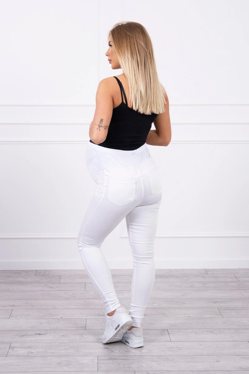 marka niezdefiniowana Maternity jeans white
