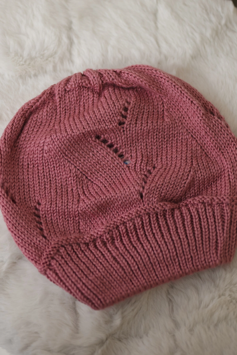 marka niezdefiniowana Women's cap Ingrid K371 dark pink