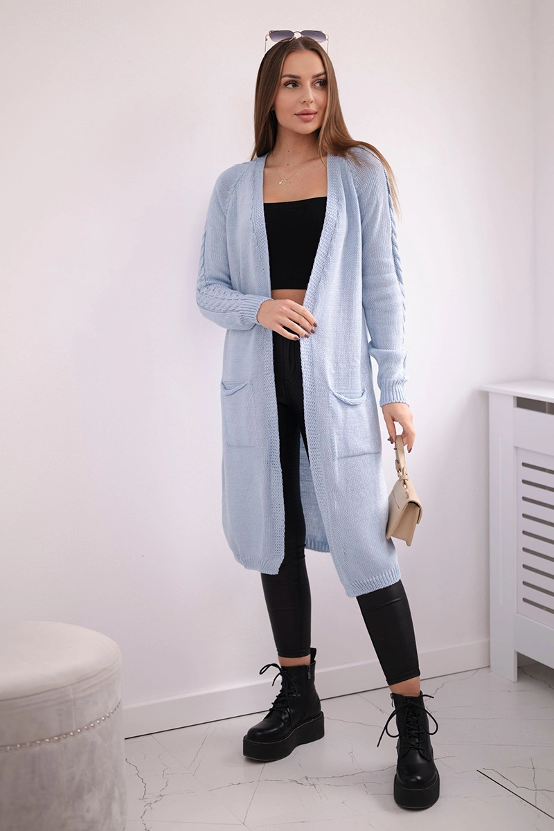 Sweater with Pockets Blue