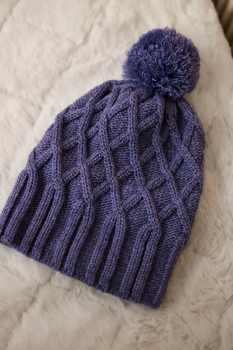 marka niezdefiniowana Cap with fleece Milano K203 purple