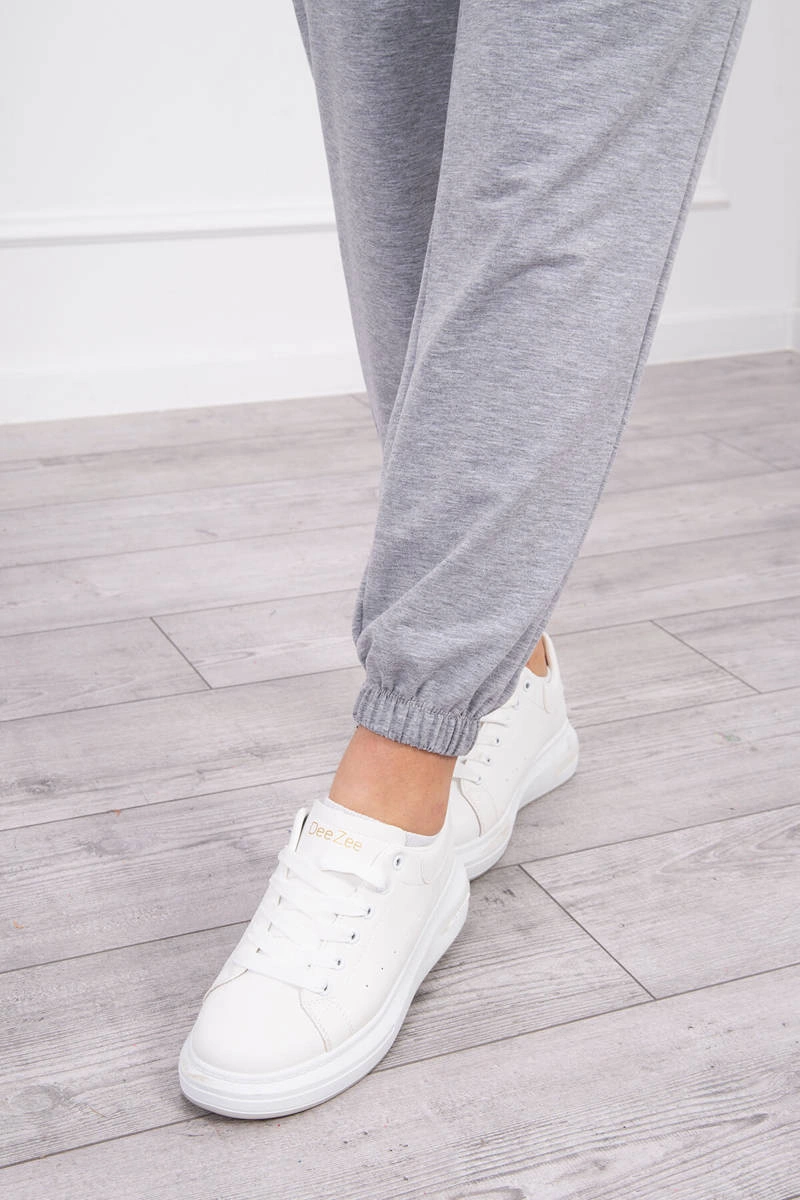 3-piece cotton set gray