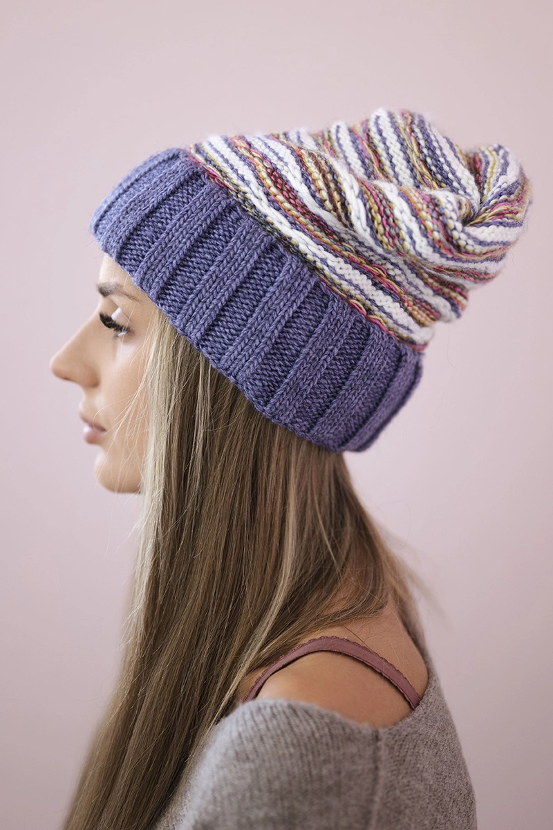 Women&#039;s cap Feba K330 purple