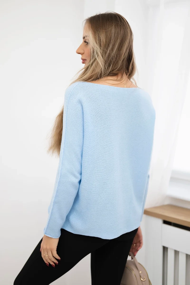 Kesi Włoski Crew neck sweater blue