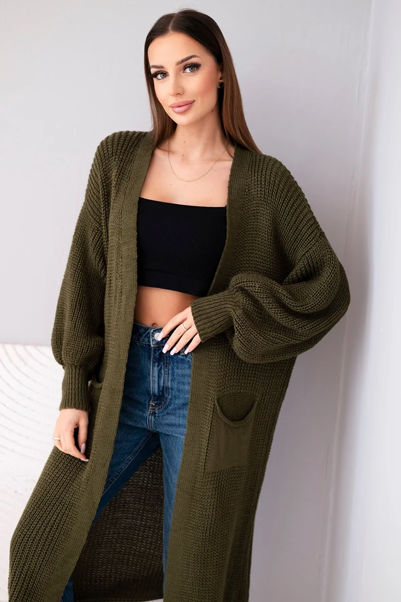 Long sweater khaki