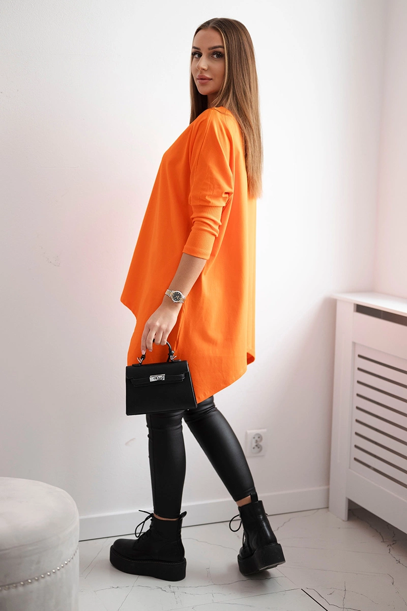 Oversize blouse orange