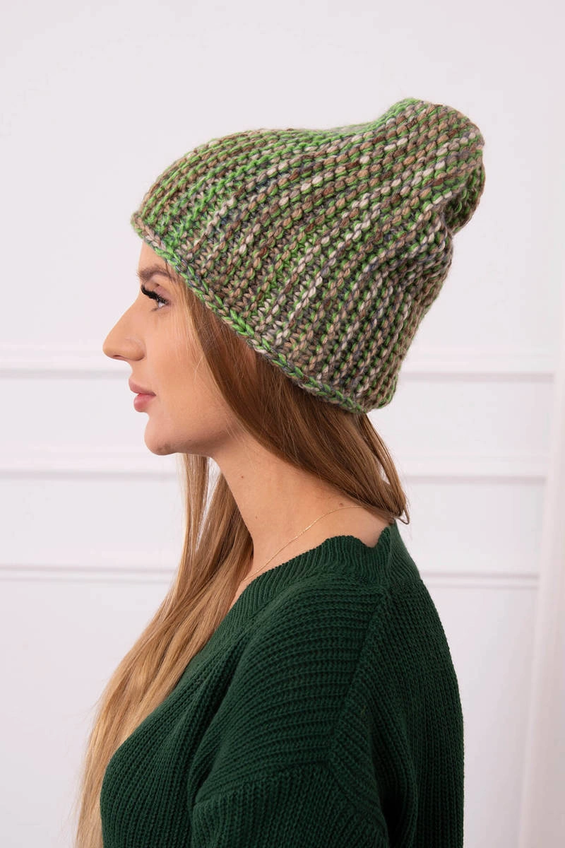 Kesi Cap with fleece Zoja K306 ecru + beige