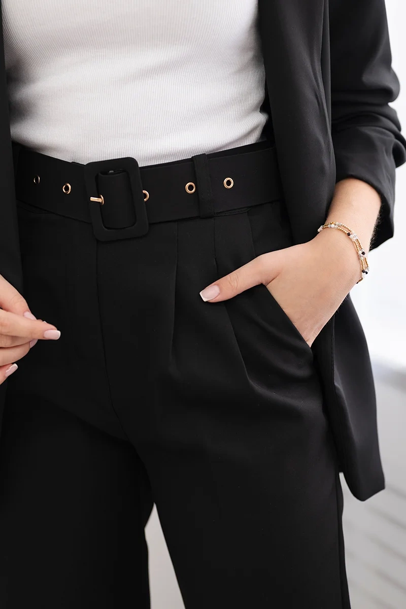 Kesi Włoski Elegant set of jackets and trousers black