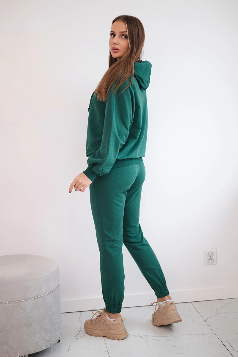 Green hoodie