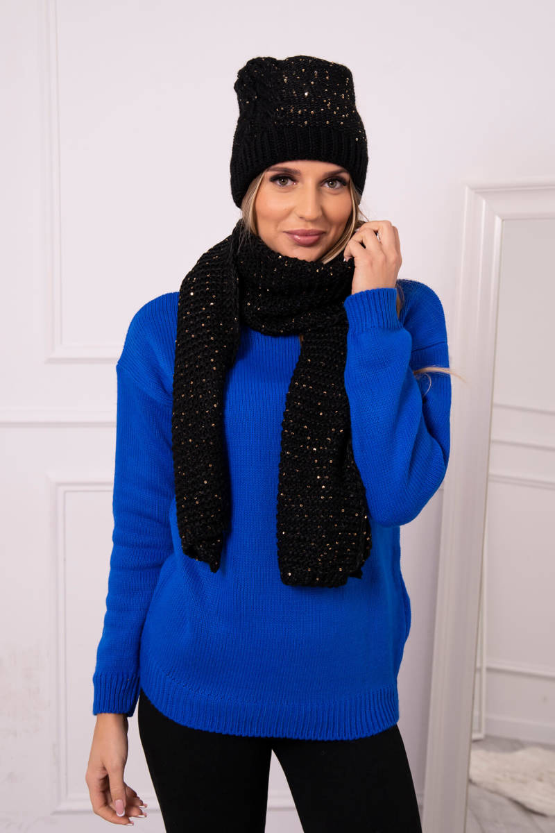 Women's Set With Scarf Jowita K360 Black