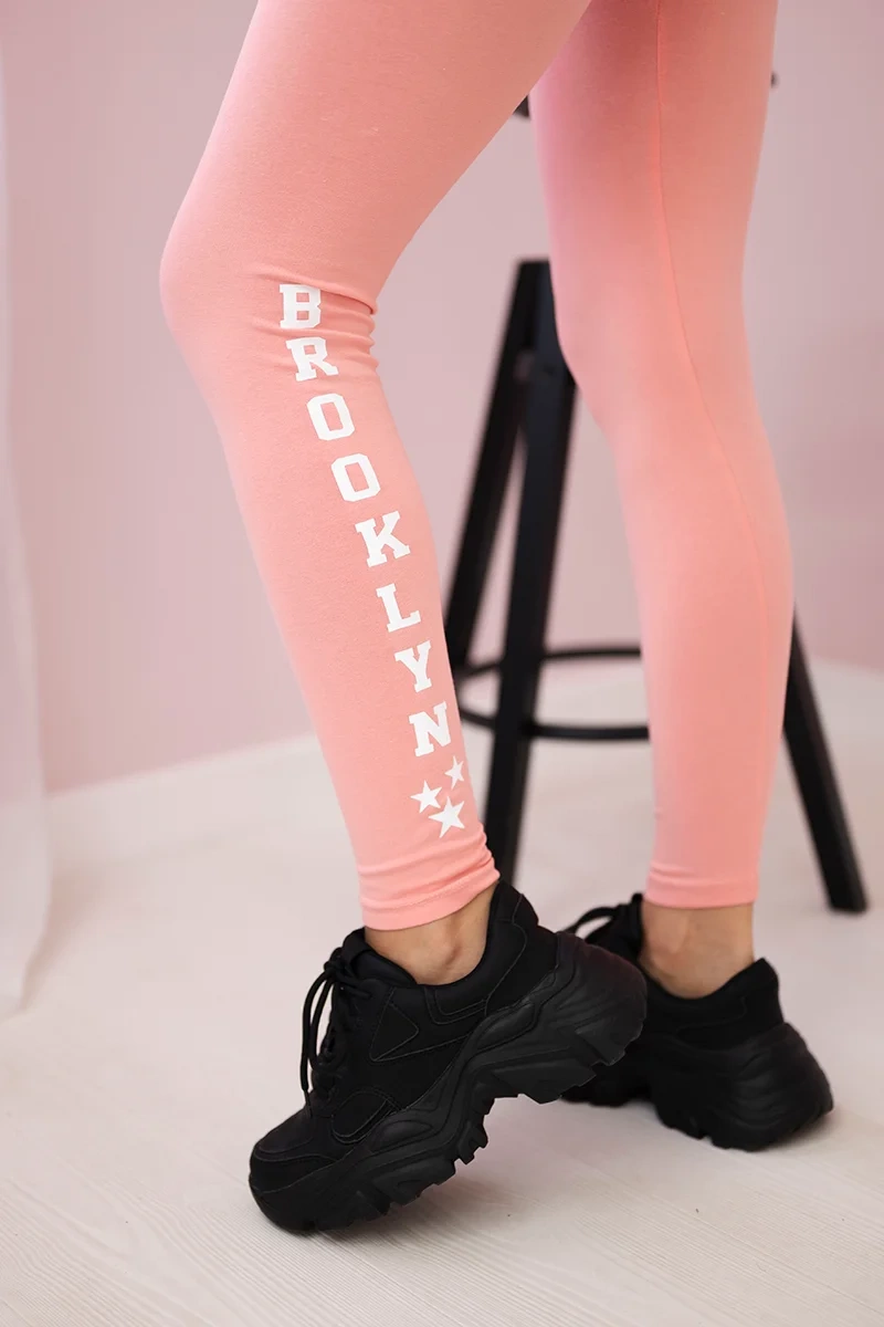Brooklyn apricot leggings