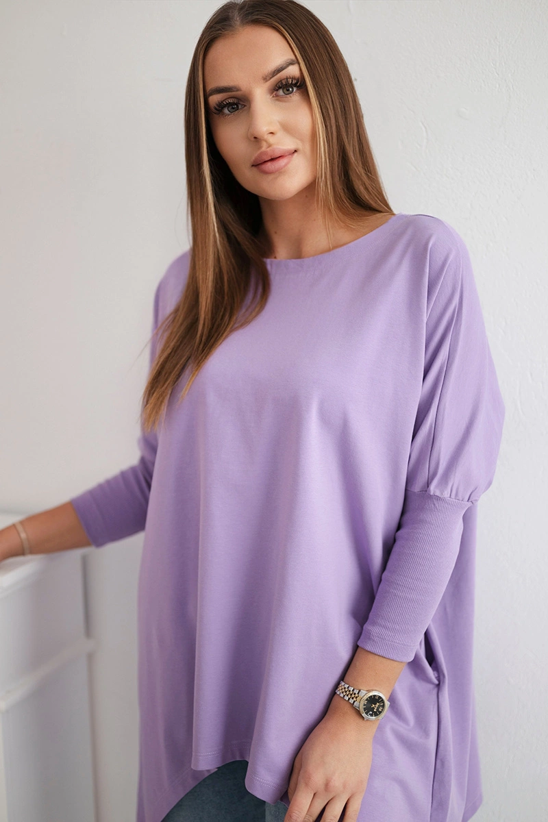 Oversize blouse purple