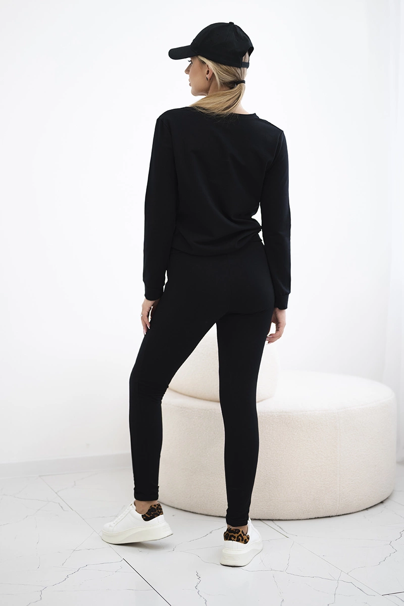 Sports set in black