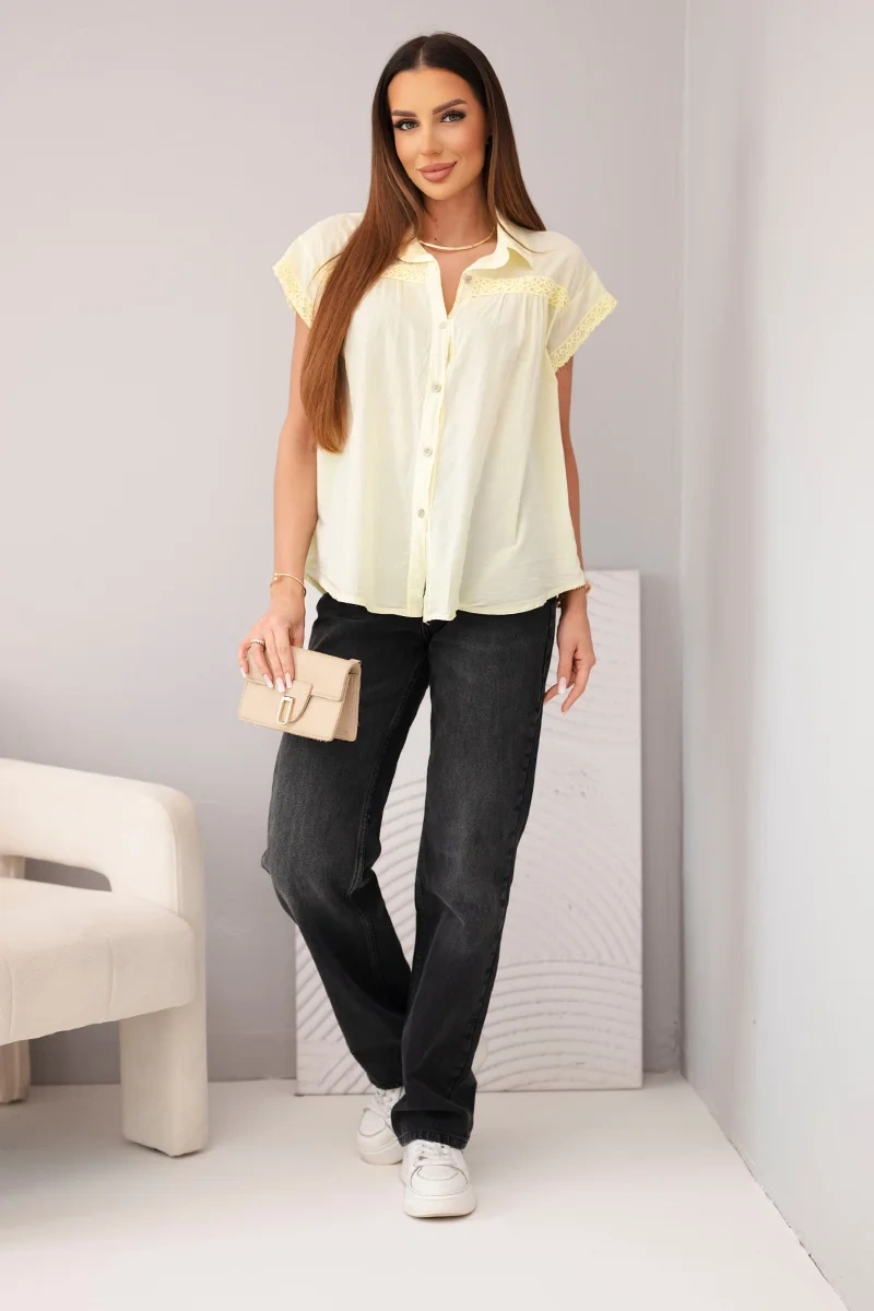 Kesi Włoski pentru femei cămașă – durabilă