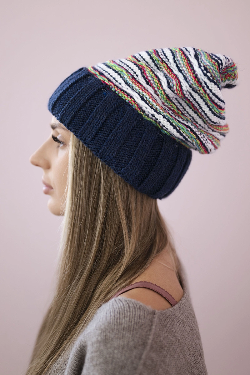 Women&#039;s cap Feba K330 dark blue