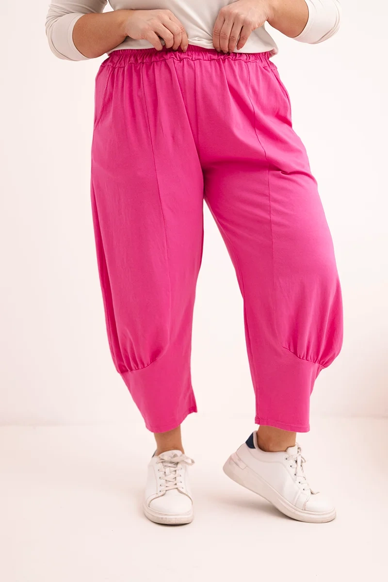 Kesi Włoski Plus Size kalhoty s nízkým pasem